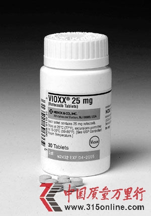 關(guān)節(jié)炎止痛藥Vioxx。